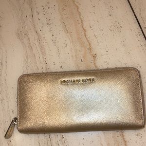 Michael Korea Gold Wallet